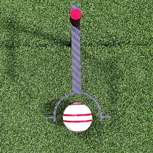 Attrezzo per l'allenamento dell'allineamento nel golf, ambidestro, in fibra di carbonio, con telaio a Y, per mirare la palla <span class=keywords><strong>e</strong></span> il punto di appoggio, strumento portatile da 44 pollici a montaggio rapido - Product Image 1