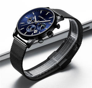 226 New Design Sense 42MM Large Dial Moon Phase <b>Waterproof</b> Lightweight Alloy Casual Business Japanese Quartz Movement Men <b>Watch</b> - Product Image 6