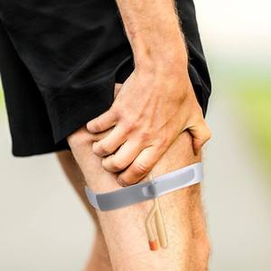 पुनः प्रयोज्य कपड़े विरोधी पर्ची लेगबैंड धारक कैथेटर लेग स्ट्रैप - Product Image 3