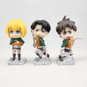 Venta caliente 6mini figura dollst personalizado OME PU juguetes de vinilo pvc <span class=keywords><strong>ataque</strong></span> en Titán MINI juguetes anime figura de acción - Product Image 2