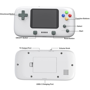 GAMINJA Mini console di gioco portatile retrò a 8 bit con schermo da 2,4 pollici, 400 videogiochi integrati, lettore di videogiochi portatile - Product Image 5