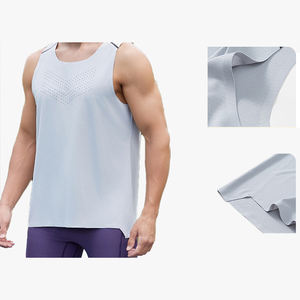 Chaleco de Running para Maratón, Sin Costuras, Ajustado, de Secado Rápido, Transpirable, Top Deportivo para Entrenamiento, Sin Mangas - Product Image 2