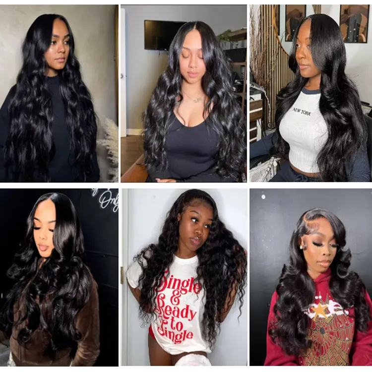 Natural hair extensions raw indian natural wave Cambodian wavy human hair bundles vendor