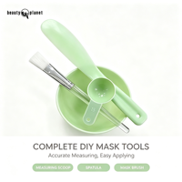 Ensemble de bols à masque facial en silicone Beauty Planet, écologiques, pour cosmétiques, spa beauté, mélange de masques faciaux, ensemble de bols à masque facial pour femme