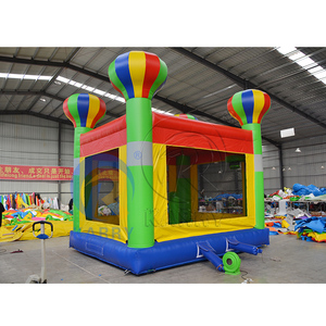 Château gonflable pour enfants en forme de montgolfière arc-en-ciel, château gonflable pour fête, château gonflable extérieur commercial - Product Image 5