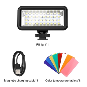 Luz de relleno LED portátil de doble color 40, iluminación fotográfica impermeable para buceo, cámara, vídeo, estudio fotográfico - Product Image 6