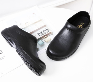 <span class=keywords><strong>Ciabatte</strong></span> Unisex in EVA di Alta Qualità, Antiscivolo, Impermeabili e Resistenti all'Olio, Scarpe da Lavoro per Cucina, Estive e Autunnali, per Chef e Maestri Cuochi - Product Image 3