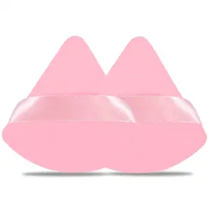 Esponjas triangulares para base de maquillaje, esponja de belleza en polvo, suave, triangular