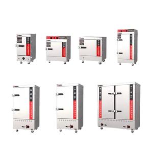 ダブルドア商业米蒸し器キャビネットステンレス钢、电気/ガス、自动水充填、アンチスケール - Product Image 2