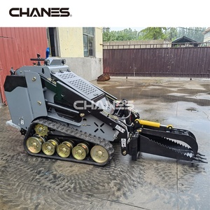 Mini-Kompakt lader Diesel-Kettenlader-Aufsatz Stumpf greifer für den Bau Zum Verkauf angeboten - Product Image 4