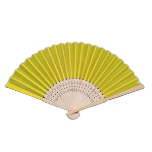 Abanico de Mano Plegable de Bambú y Seda de 21 cm, Económico, al por Mayor, para Regalo Promocional - Product Image 6