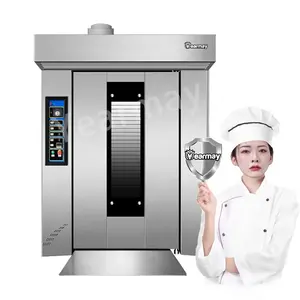 2023 Professional Bakery 16/ 32/64 Trays Gas Rotary Oven Price