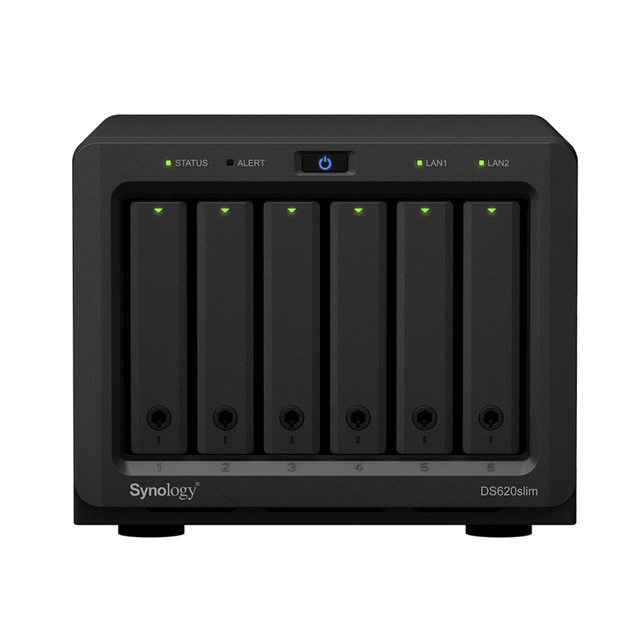 Brand New DiskStation DS620slim 6-Bay 64-bit CPU 2GB DDR3 RAM Enterprise Networking Document Storage Server in Stock