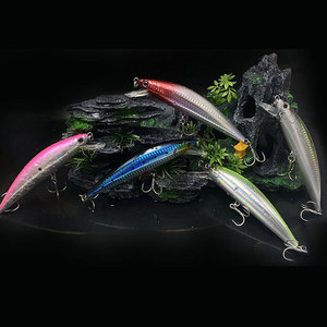 12cm 40g 14cm 67g Minnow <span class=keywords><strong>Hard</strong></span> Fishing Lure Sinking Iscas Estilo Natação 5 Cores Bionic Artificial <span class=keywords><strong>Hard</strong></span> Iscas Stream Lures - Product Image 4