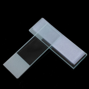 Integrity <b>Microscope</b> Glass Slides 50-Piece Box Transparent Smooth Frosted Surfaces For Biological Experiments - Product Image 3