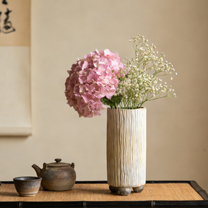 Nouveauté : Vase à fleurs en céramique en forme de <span class=keywords><strong>colonne</strong></span> avec 3 pieds ronds pour la maison, le <span class=keywords><strong>salon</strong></span> - Product Image 3