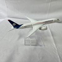 Modèle d'avion en alliage de 14 cm, fourni par l'usine, modèle d'aviation Boeing B787 des compagnies aériennes Aeromexico, cadeau d'aviation