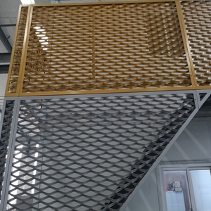 شبكة معدنية مزخرفة من الفولاذ المقاوم للصدأ ، صفيحة موسعة للصناعة والسقف - Product Image 5