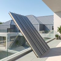 Panneau sandwich en aluminium moderne résistant aux intempéries, isolation thermique, imperméable, résistant au feu, caractéristiques pour le toit et le sol
