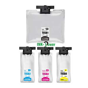 Ink-Power t05b t05b1 t05b2 t05b3 t05b4 c13t05b100 tương thích màu Mực túi Cartridge cho Epson lực lượng lao động Pro máy in WF-C878R - Product Image 1