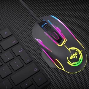 Aigo Q833 Wired Gaming <b>Mouse</b> 7 Buttons RGB Backlit Optical Right Hand Ergonomic - Product Image 5