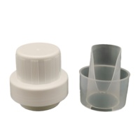 Bouchon de bouteille en plastique de haute qualité avec vis, pour mesurer le liquide, couvercle de bouteille de savon liquide, bouchons de bouteille de lessive liquide
