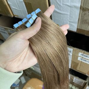 <span class=keywords><strong>Extension</strong></span> per <span class=keywords><strong>capelli</strong></span> con nastro adesivo a doppia trama, di alta qualità, con cuticole intatte, 100% <span class=keywords><strong>capelli</strong></span> umani russi, <span class=keywords><strong>extension</strong></span> naturali premium - Product Image 2