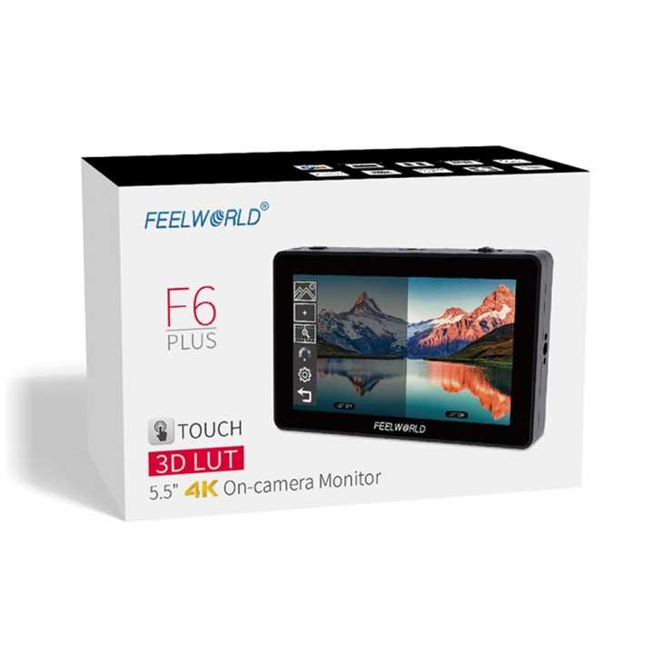 FEELWORLD F6 Plus V2 - 6 Inch 3D LUT Touch Screen Monitor