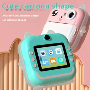 Factory Direct Hot Selling High-quality Educational Fun Cartoon Full-hd <b>Camera</b> <b>with</b> <b>Printer</b> Screen Cameras Safe Durable Build - Product Image 6