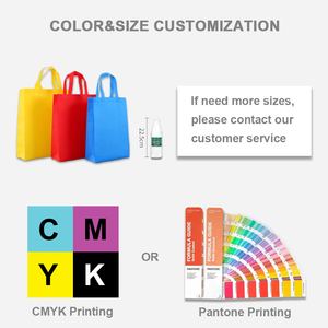 Khuyến mãi giá rẻ Túi mua sắm tùy chỉnh in logo màu không dệt Túi Tote Túi với tùy chỉnh in logo - Product Image 3