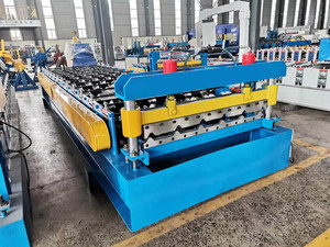 Machine de formage de panneaux de toiture automatique 1200 mm, Maquinas Para Tr4 Tr3 Tr5 Tr6, pour la fabrication de tôle en Perou - Product Image 3