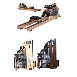 Rameur d'intérieur de qualité professionnelle, résistant à l'eau, en bois de chêne, certifié CE, avec moniteur numérique ergonomique pour entraînement complet du corps - Product Image 6
