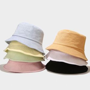 Colorful Cloth Hats Unisex Packable Capuchon Tapa Kappe Pet <b>Lock</b> Bucket Sun Beach Pool Fisherman Hat Heeft Tiene Har - Product Image 1