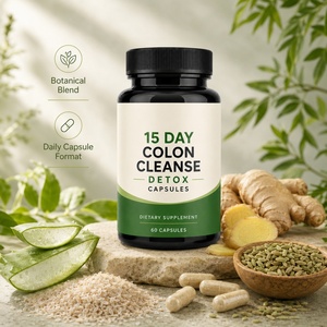 Capsules Détoxifiantes Antioxydantes Végétariennes Sans Gluten de Haute Qualité pour Nettoyage du Côlon en 15 Jours – Favorise la Perte de Poids et la Santé Intestinale - Product Image 2
