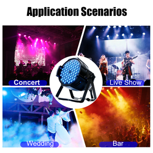 Precio de Fábrica: Foco LED Par Wash RGBW 4 en 1 de 54x3W, Regulable DMX512, para Escenarios, Teatro, Clubes y Discotecas - Product Image 4