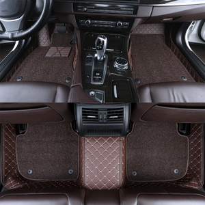 Usine directement vente luxe diamant cuir 7D antidérapant <span class=keywords><strong>Fiat</strong></span>/Abarth <span class=keywords><strong>500</strong></span> tapis de voiture - Product Image 3