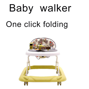 Có Thể Gập Lại Bé Tập Đi Với Máy Bay Đồ Chơi Trẻ Em Sit-to-Stand Học Tập Đi Bộ Khung Nhựa Với Bánh Xe - Product Image 5