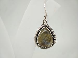 Elegantes Pendientes de Labradorita Natural, Hechos a Mano, Plata de Ley 925, Joyería para Mujer, Regalo de Boda, Proveedor Mayorista - Product Image 5