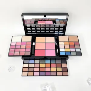 All In One Harmony Makeup Set Ultimate Color Combination Highly Pigment Eyeshadows Blush Powder Lipgloss Lipstick Blush Sets
