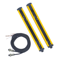 Capteur de sécurité à rideau lumineux pour la protection corporelle industrielle, capteur infrarouge à faisceau de sécurité pour la protection des passages de machines de découpe