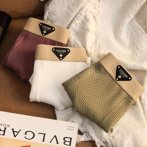 मध्य कमर ठोस रंग पुरुषों के चार-कोने बर्फ रेशम ठंडा सांस लेने योग्य फ्लैट-कोण पैंट पुरुषों के बॉक्सर अंडरवियर - Product Image 3