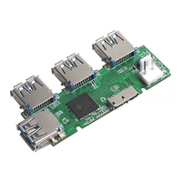 HYTEPRO H31 Micro Hub USB 3.0 OTG à 4 ports, assemblage de carte PCB pour appareils mobiles et gadgets numériques portables