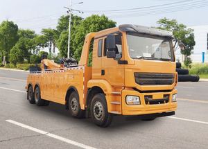 Truk Derek Terintegrasi 8x4 Diesel EURO 5 Tugas Berat Baru dengan Kapasitas Muatan Stabil - Product Image 2