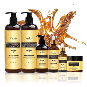 Shampooing Crème Végétalien Bio à l'Huile d'Argan OEM 500ml Nourrissant, Anti-Pelliculaire, Réparateur Cheveux Abîmés, Hydratant, Unisexe - Product Image 4