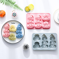 Kürbis Design Antihaft Silikon Kuchen formen Lebensmittel qualität Wieder verwendbare süße Silikon Magnetische Schokolade, Süßigkeiten & Eis DIY Form