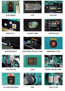 Generadores de 520KW 650KVA para Plantas Eléctricas, Motor VOLVO TAD1642GE-B de 50Hz con Tanque de Combustible de Gran Capacidad para Minería, Guangzhou - Product Image 3