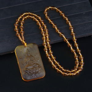 สร้อยคอจี้พระพุทธรูป<span class=keywords><strong>กวน</strong></span><span class=keywords><strong>อิ</strong></span><span class=keywords><strong>ม</strong></span>แก้วสีโบราณ งานฝีมือโบราณ พร้อ<span class=keywords><strong>ม</strong></span>สายลูกปัดยาว เครื่องรางนำโชค ของขวัญ - Product Image 3