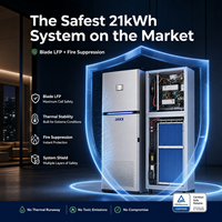 Sistema de Almacenamiento de Energía Solar Integrado ESS de 21 kWh y 11 kW, Sistema de Energía Solar para Balcón con Almacenamiento, Almacenamiento de Energía Doméstico, Inversor, Almacenamiento de Energía para el Hogar