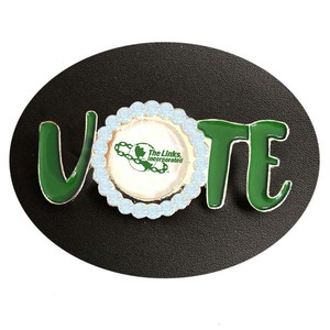 Broche Verde Personalizado Topvesko The Links Inc. - Pin de Votação The Links - Product Image 4