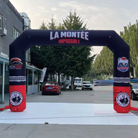 Tentes gonflables personnalisées pour salons professionnels en plein air, impression de logo, chapiteau promotionnel, publicité, arche gonflable